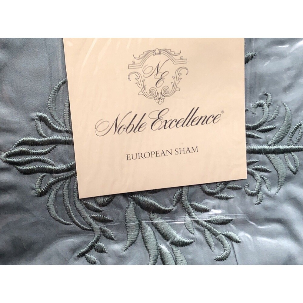 Noble Excellence CONCERTO Euro Sham 26”x 26” NWT Sage
